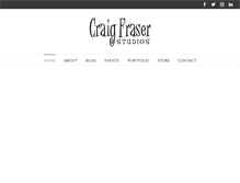 Tablet Screenshot of craigfraserstudios.com